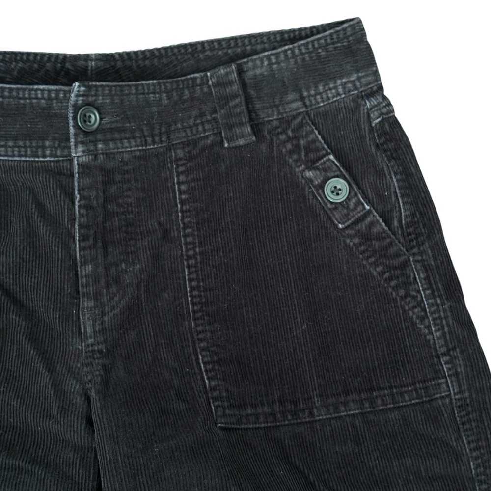 Women's Columbia Corduroy Pants Straight Leg Cargo Stretch Cotton Faded Black 10 - Picture 10 of 10